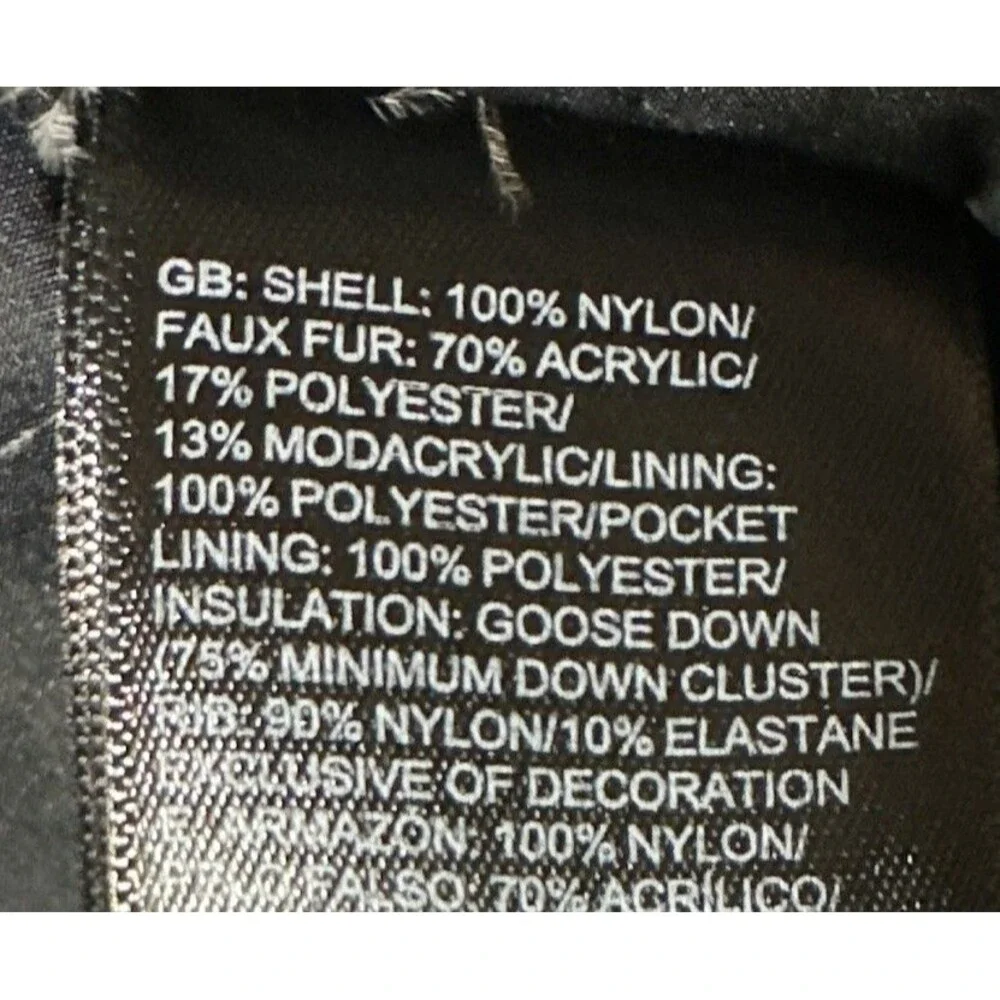 The North Face 550 Down Jacket Men’s M Black Hooded Goose Down Winter Parka